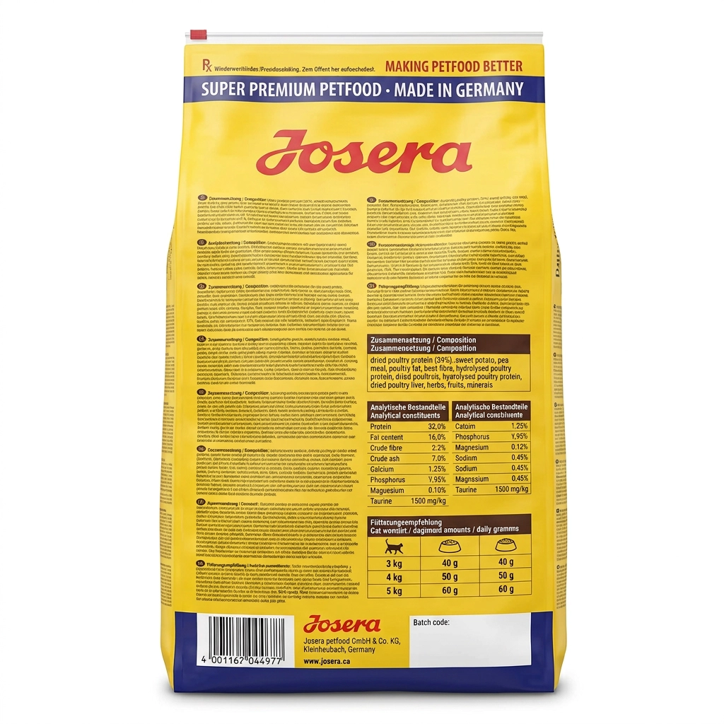 غذای خشک گربه بالغ جوسرا (Josera DailyCat)-۲کیلوگرم - تصویر 3