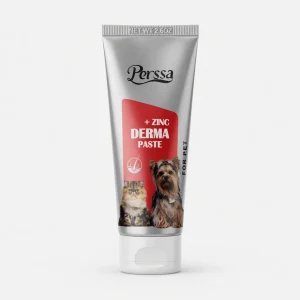 خمیر تقویت پوست و مو پرسا +زینک مخصوص سگ و گربه، Perssa Derma Paste +Zinc